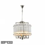 Подвесная люстра iLamp SILVERSTONE P9503-4 NICKEL