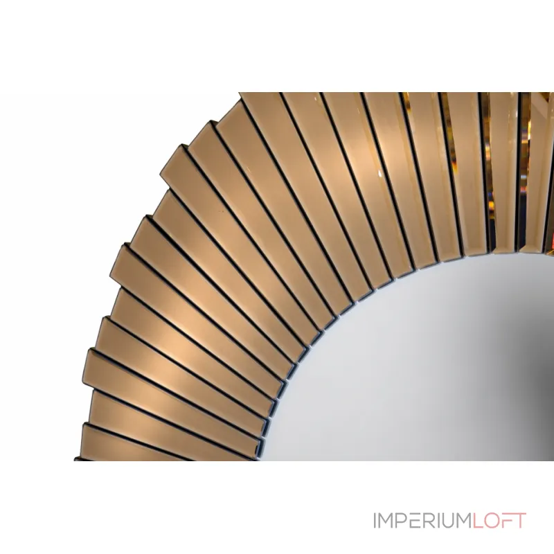 Зеркало ArtHomeDecor Sun A072 стекло 900*900 янтарный от ImperiumLoft