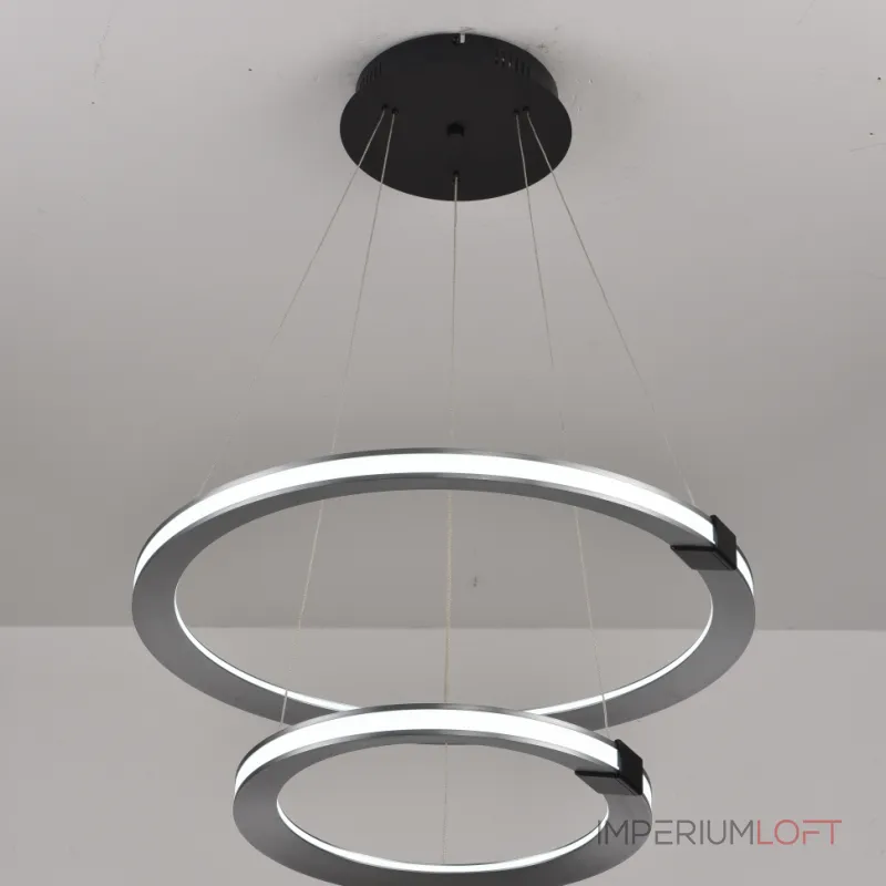 Подвесная люстра iLEDEX Vision 9225-6+4SD GR+BK