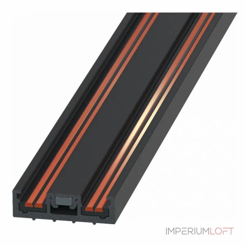 Шинопровод магнитный накладной ультратонкий iLEDEX TECHNICAL VISION 4825-25/7-2000-BK от ImperiumLoft