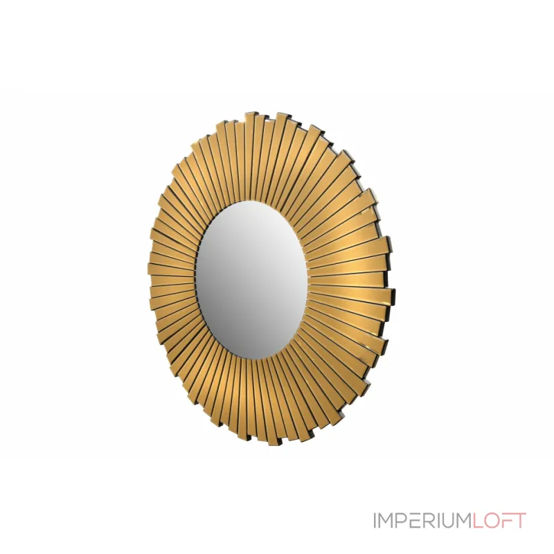 Зеркало ArtHomeDecor Sun A072 стекло 900*900 янтарный от ImperiumLoft