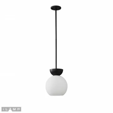 Подвесной светильник iLamp Mono P6079-1 BK+WH