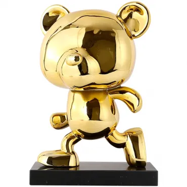 Статуэтка настольная iLedex BUSY BEAR 6709 M GOLD Статуэтка настольная iLedex BUSY BEAR 6709 M GOLD