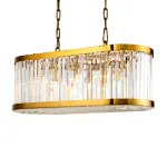 Подвесная люстра Welles 8 brass