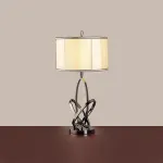 Настольная лампа декоративная DeLight Collection Table Lamp BT-1015 white black Цвет арматуры черный от ImperiumLoft