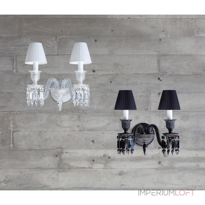 Бра DeLight Collection Baccarat ZZ86303BK-2W Цвет арматуры черный Цвет плафонов черный от ImperiumLoft Бра DeLight Collection Baccarat ZZ86303BK-2W Цвет арматуры черный Цвет плафонов черный от ImperiumLoft