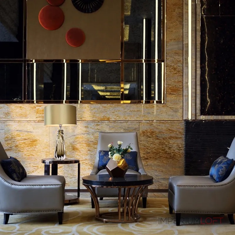 Настольная лампа декоративная DeLight Collection Crystal Table Lamp BRTL3020 Цвет арматуры хром Цвет плафонов зеленый от ImperiumLoft