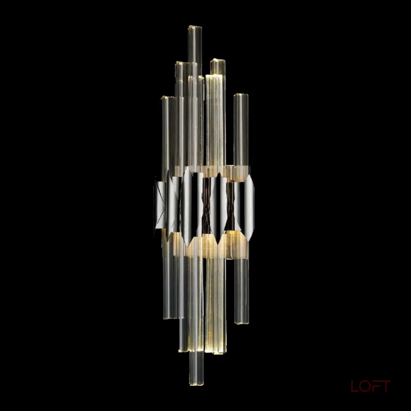 Накладной светильник DeLight Collection 98015 W98015S-PN Цвет арматуры никель Цвет плафонов прозрачный от ImperiumLoft