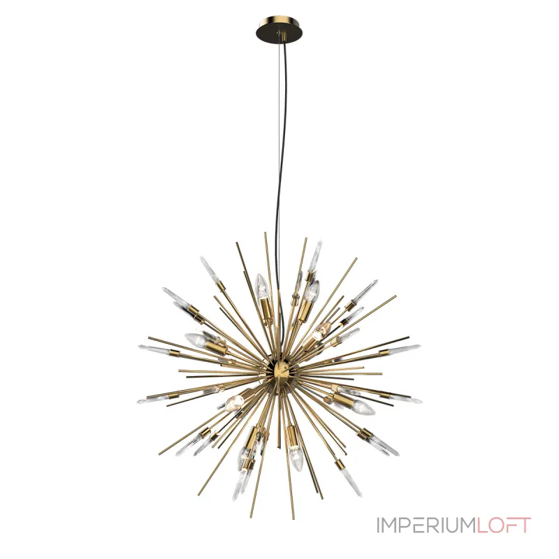 Подвесная люстра Boivin 12A gold/rock crystal Подвесная люстра Boivin 12A gold/rock crystal