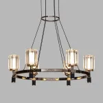Подвесной светильник P0738-6A gold/black