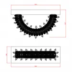 Настенный светильник MD-0120B-wall chrome от ImperiumLoft