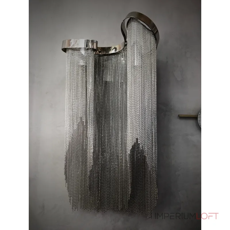 Бра DeLight Collection Stream KM011W-2 aluminum Цвет арматуры хром Цвет плафонов серый от ImperiumLoft Бра DeLight Collection Stream KM011W-2 aluminum Цвет арматуры хром Цвет плафонов серый от ImperiumLoft