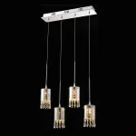 Подвесной светильник DeLight Collection Crystal Tube MD2544/4L 