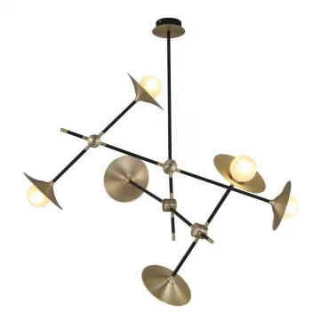 Люстра на штанге 9256P/6 gold Люстра на штанге 9256P/6 gold