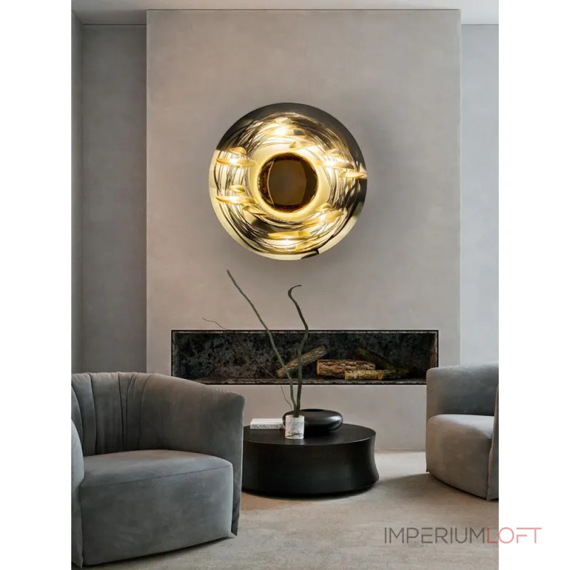 Настенный светильник Anodine 80 brass от ImperiumLoft