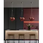 Подвесной светильник 19152P/3 rose gold