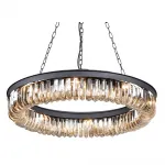 Подвесная люстра DeLight Collection Crystal Black KR0295P-8 black