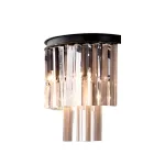 Накладной светильник DeLight Collection 1920s Odeon KR0387W-2B black/clear Цвет арматуры черный Цвет плафонов прозрачный от ImperiumLoft