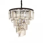 Подвесная люстра DeLight Collection Helix KR0262P-10 black/clear