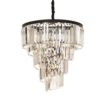 Подвесная люстра DeLight Collection Helix KR0262P-10 black/clear Подвесная люстра DeLight Collection Helix KR0262P-10 black/clear