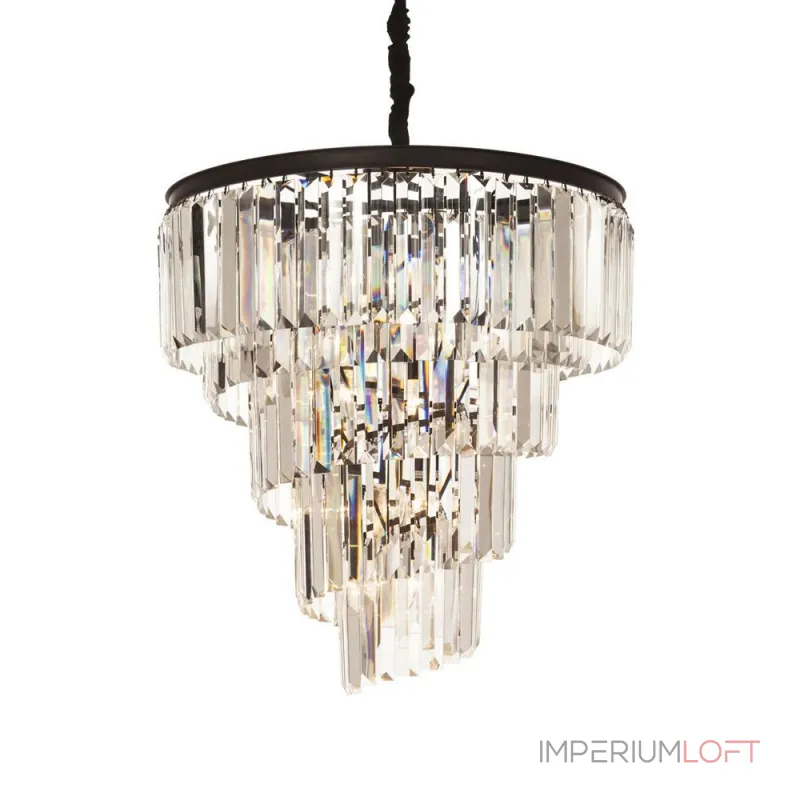 Подвесная люстра DeLight Collection Helix KR0262P-10 black/clear