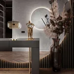 Торшер Dauphin со стеклянным плафоном от ImperiumLoft