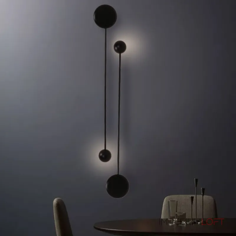 Настенный светильник DOTS A Black от ImperiumLoft