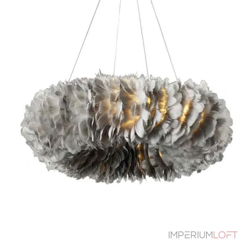 Подвесная люстра Plumage D80 Grey Подвесная люстра Plumage D80 Grey