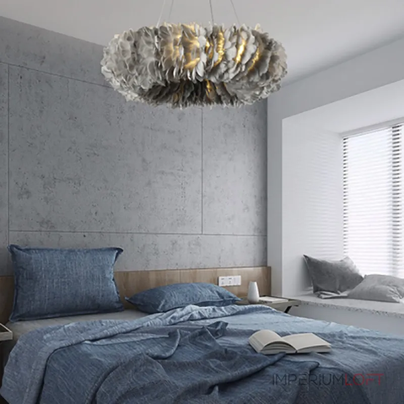 Подвесная люстра Plumage D60 Grey Подвесная люстра Plumage D60 Grey