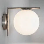 Бра FlexIC Lights Family Michael Anastassiades Chrome со стеклянным плафоном в форме шара от ImperiumLoft