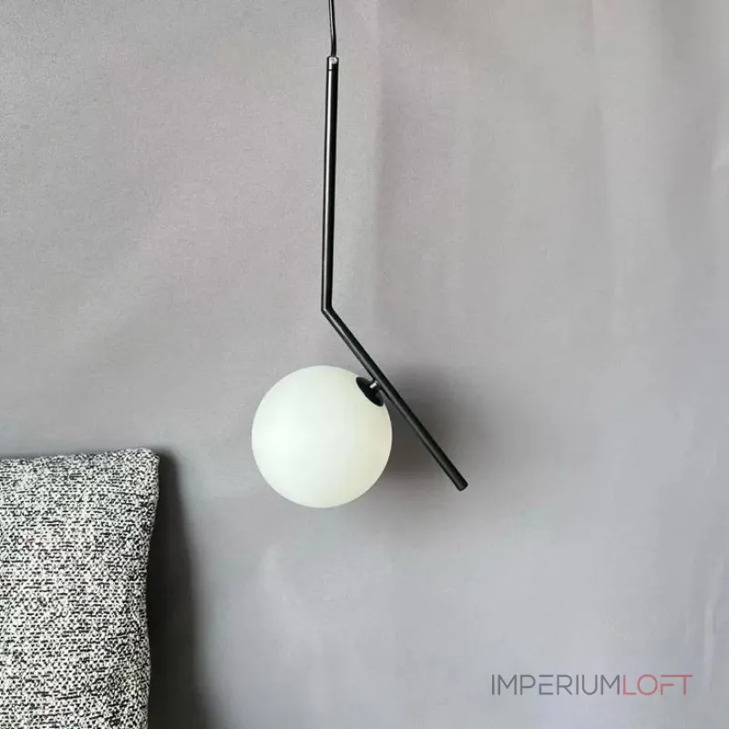 Подвесной светильник FlexIC Lights Family Michael Anastassiades D20 Black со стеклянным плафоном в форме шара от ImperiumLoft Подвесной светильник FlexIC Lights Family Michael Anastassiades D20 Black со стеклянным плафоном в форме шара от ImperiumLoft