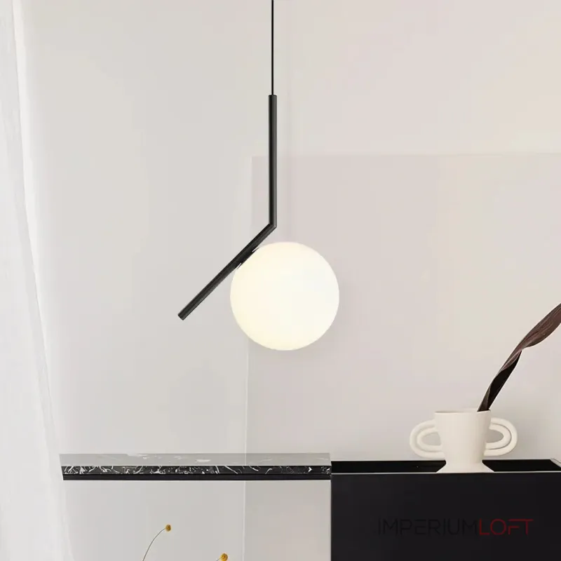 Подвесной светильник FlexIC Lights Family Michael Anastassiades D20 Black со стеклянным плафоном в форме шара от ImperiumLoft Подвесной светильник FlexIC Lights Family Michael Anastassiades D20 Black со стеклянным плафоном в форме шара от ImperiumLoft