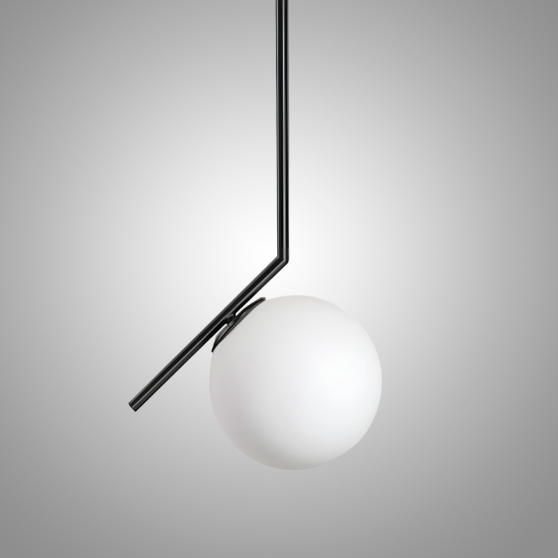 Подвесной светильник FlexIC Lights Family Michael Anastassiades D25 Black со стеклянным плафоном в форме шара от ImperiumLoft Подвесной светильник FlexIC Lights Family Michael Anastassiades D25 Black со стеклянным плафоном в форме шара от ImperiumLoft