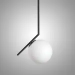 Подвесной светильник FlexIC Lights Family Michael Anastassiades D30 Black со стеклянным плафоном в форме шара от ImperiumLoft