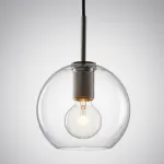 Подвесной светильник RH Utilitaire Globe Pendant Black от ImperiumLoft
