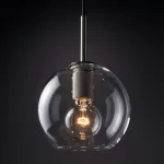 Подвесной светильник RH Utilitaire Globe Pendant Black от ImperiumLoft