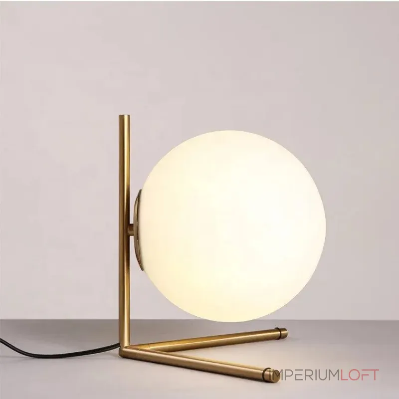Настольная лампа STEM TAB D22,5 Gold со стеклянным шаром от ImperiumLoft Настольная лампа STEM TAB D22,5 Gold со стеклянным шаром от ImperiumLoft