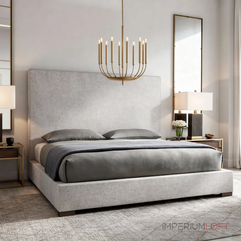 Люстра на штанге RH Quenouilles Round Chandelier D600 Brass в индустриальном стиле от ImperiumLoft Люстра на штанге RH Quenouilles Round Chandelier D600 Brass в индустриальном стиле от ImperiumLoft