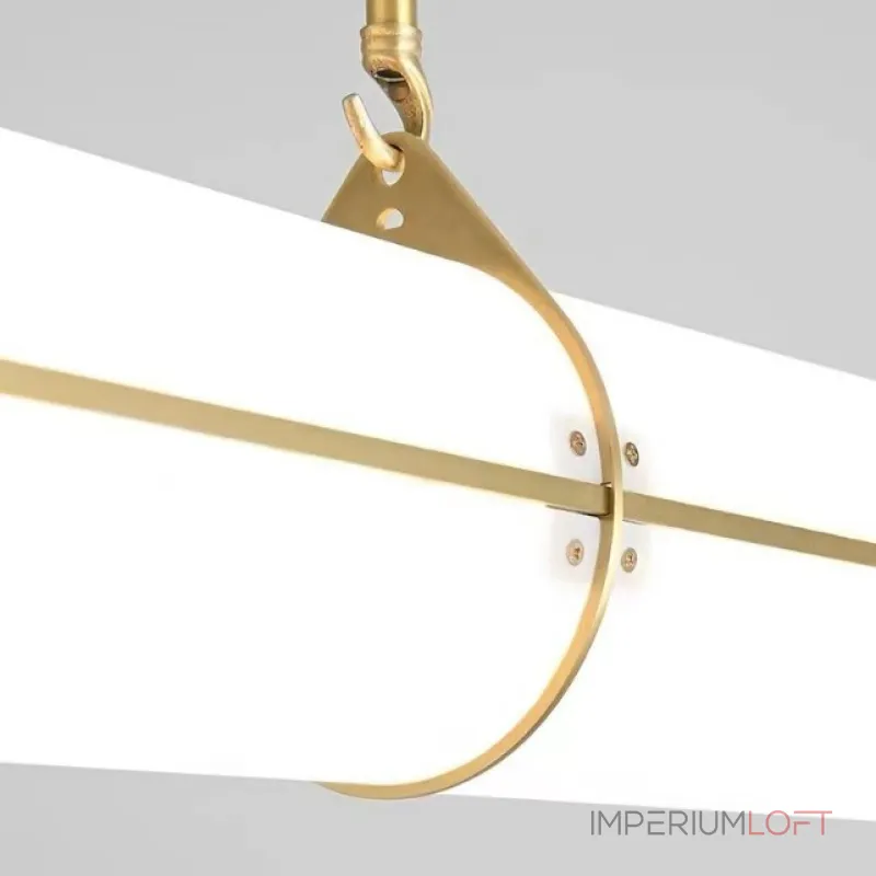 Подвесной светильник Roll and Hill Endless Straight Brass L128 с акриловым плафоном от ImperiumLoft Подвесной светильник Roll and Hill Endless Straight Brass L128 с акриловым плафоном от ImperiumLoft