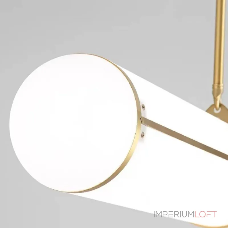 Подвесной светильник Roll and Hill Endless Straight Brass L128 с акриловым плафоном от ImperiumLoft Подвесной светильник Roll and Hill Endless Straight Brass L128 с акриловым плафоном от ImperiumLoft