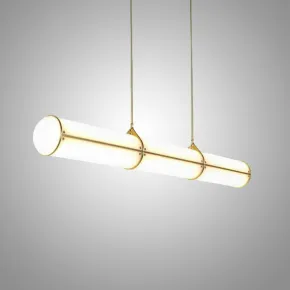 Подвесной светильник Roll and Hill Endless Straight Brass L128