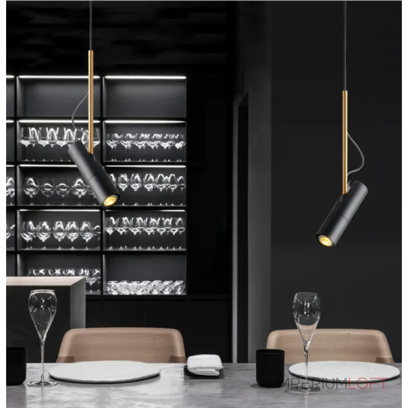 Подвесной светильник Сamera Black с поворотным плафоном от ImperiumLoft Подвесной светильник Сamera Black с поворотным плафоном от ImperiumLoft