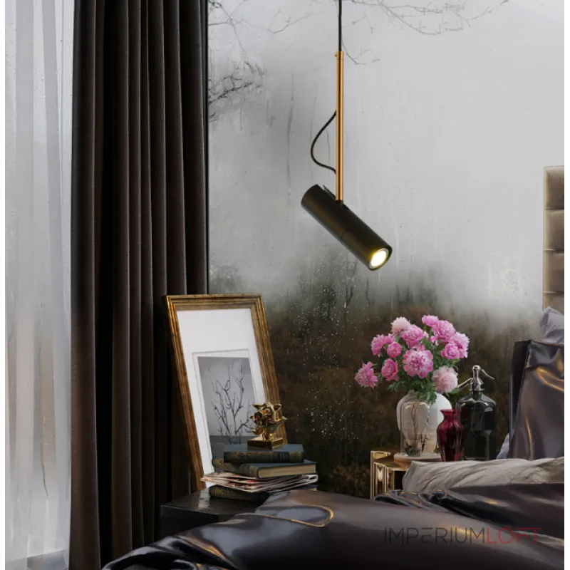 Подвесной светильник Сamera Black с поворотным плафоном от ImperiumLoft Подвесной светильник Сamera Black с поворотным плафоном от ImperiumLoft