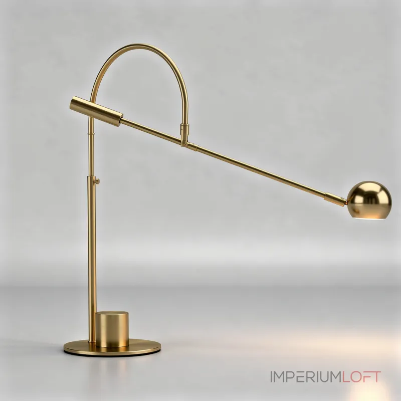 Настольная лампа Restoration Hardware ORBITER II desk lamp Brass с поворотным плафоном от ImperiumLoft Настольная лампа Restoration Hardware ORBITER II desk lamp Brass с поворотным плафоном от ImperiumLoft