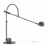 Настольная лампа Restoration Hardware ORBITER II desk lamp Black с поворотным плафоном от ImperiumLoft