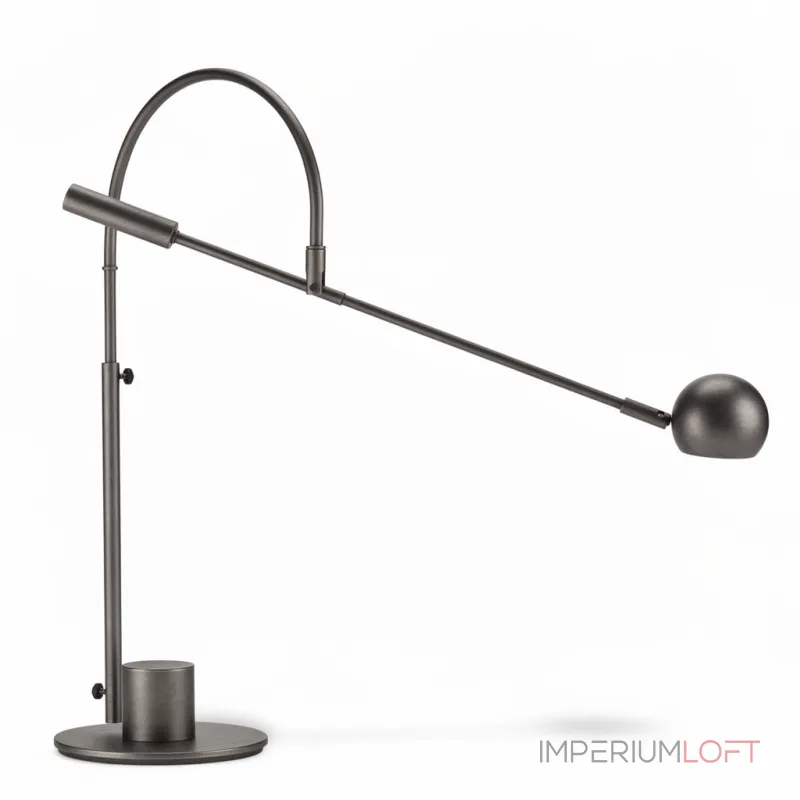 Настольная лампа Restoration Hardware ORBITER II desk lamp Black с поворотным плафоном от ImperiumLoft Настольная лампа Restoration Hardware ORBITER II desk lamp Black с поворотным плафоном от ImperiumLoft