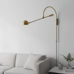Бра Restoration Hardware ORBITER II Wall lamp Brass с поворотным плафоном от ImperiumLoft