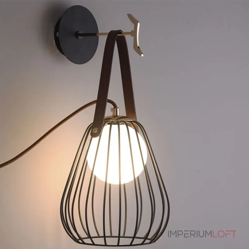 Бра EKER WALL Black с оригинальным плафоном от ImperiumLoft Бра EKER WALL Black с оригинальным плафоном от ImperiumLoft