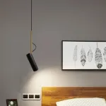 Подвесной светильник UNA Black с поворотным плафоном и направленным светом от ImperiumLoft