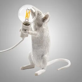 Настольная лампа Mouse Standing White Right Настольная лампа Mouse Standing White Right